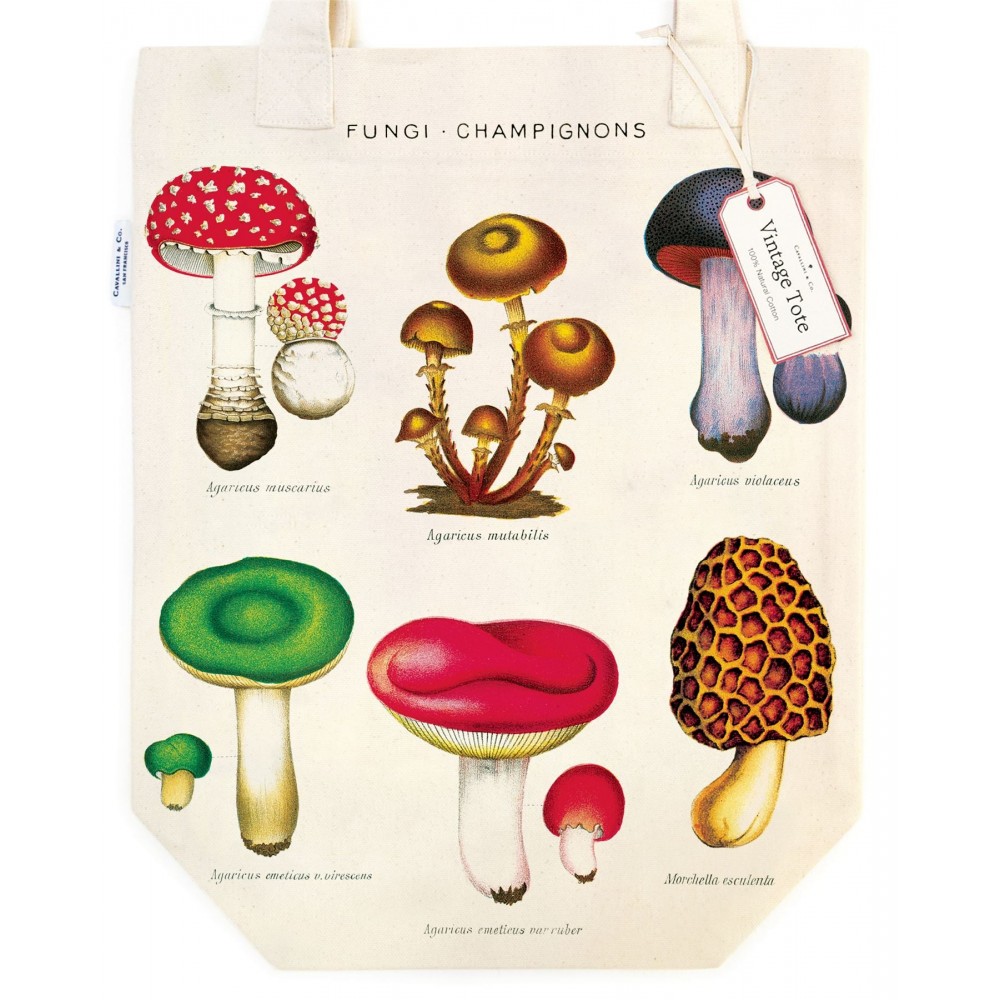 Mushrooms Tote Bag Tygpåse